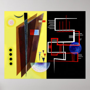 Inre allians målning av Wassily Kandinsky Poster