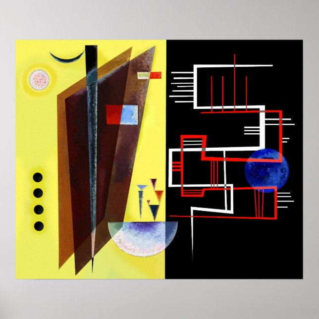 Inre allians målning av Wassily Kandinsky Poster (Framsidan)