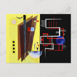Inre allians målning av Wassily Kandinsky Vykort