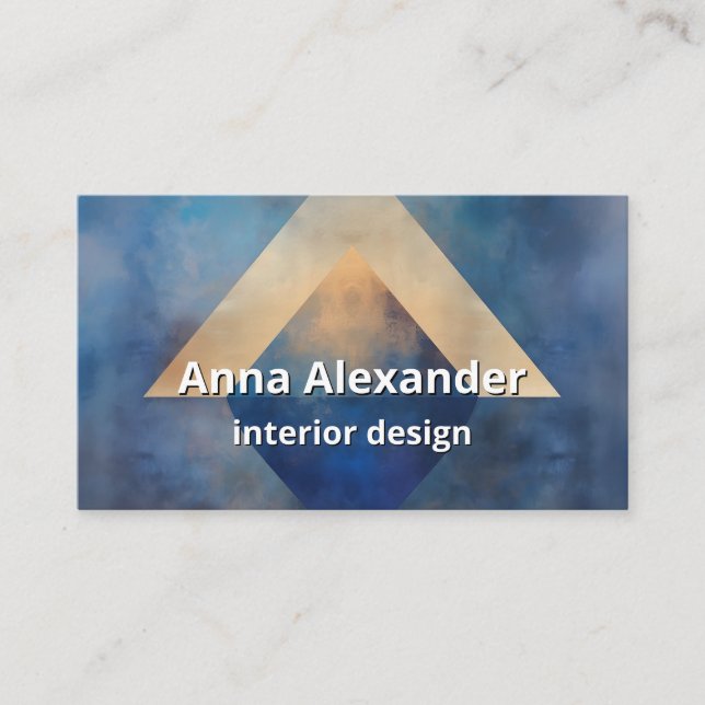 Inre anpassning | Minimal design Visitkort (Framsida)
