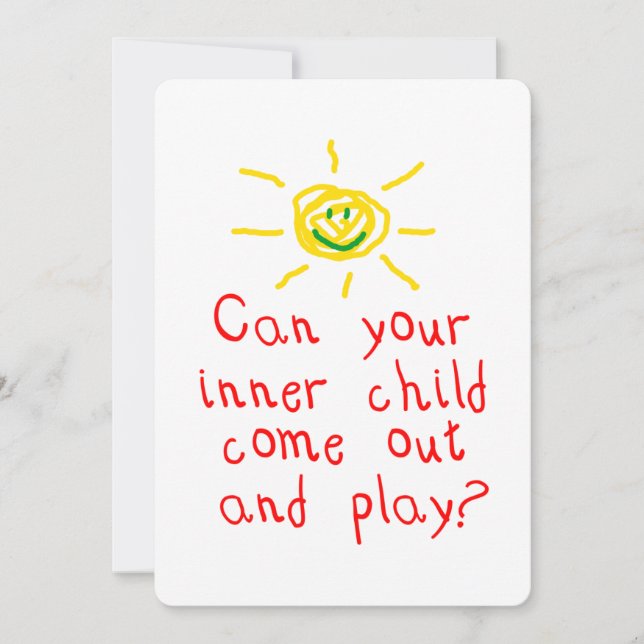 Inre barnpartyinbjudan inbjudningar (Framsida)