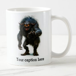 Inre Beasten i tidigt Morgon, oblindad Kaffemugg