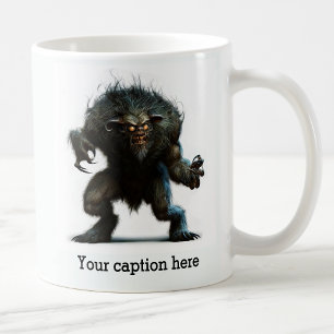 Inre Beasten i tidigt Morgon, oblindad Kaffemugg