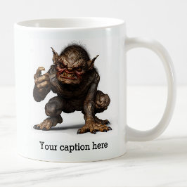 Inre Beasten i tidigt Morgon, oblindad Kaffemugg