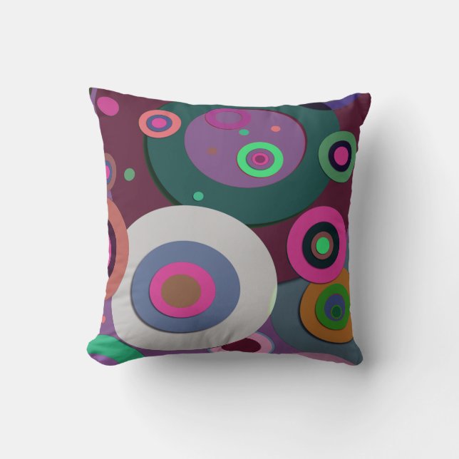 Inre cirklar nr 12 kudde (Framsida)