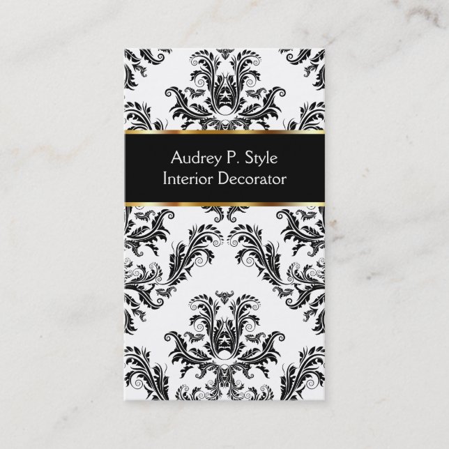 Inre dekoratörvisitkortar visitkort (Framsida)