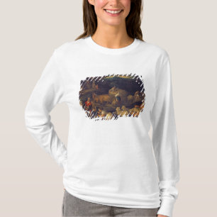 Inre eller klippande får för lantgård t-shirt