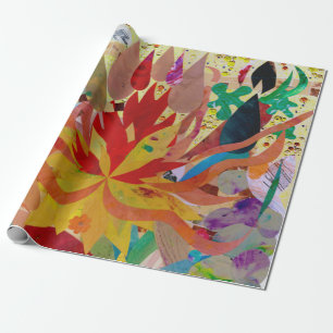 Inre flamma - Matte slående in papper, 30" x 6', Presentpapper