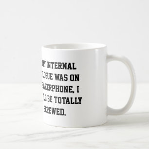"Inre föra dialog" muggen Kaffemugg
