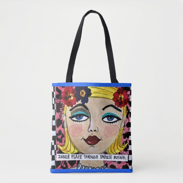 Inre fred för totopåse till och med impulsbuying. tygkasse (Framsida)