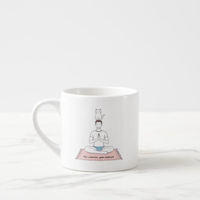 Inre Fred, Yttre Katt Espressomugg (Vänster)