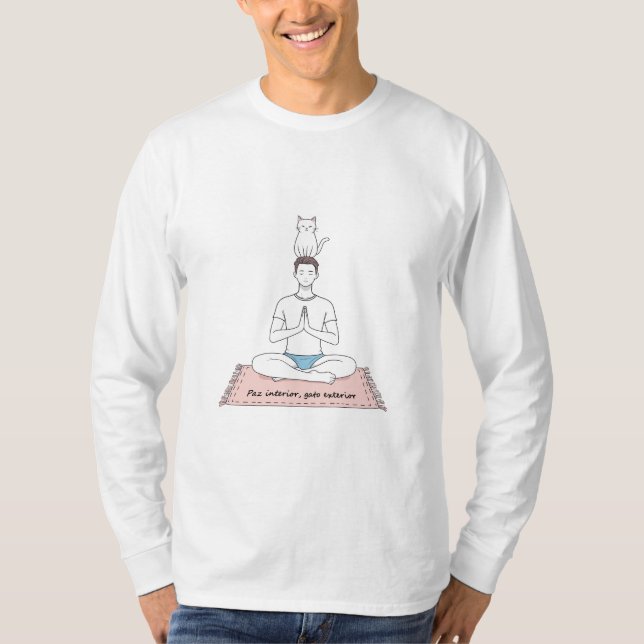 Inre Fred, Yttre Katt T Shirt (Framsida)