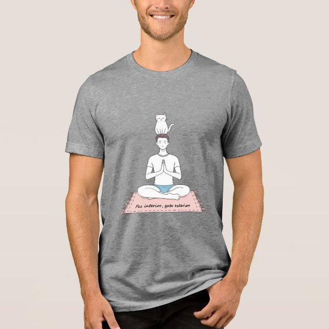Inre Fred, Yttre Katt T Shirt (Framsida)