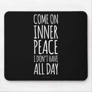 Inre frid meditation yoga älskare present. Rolig y Musmatta
