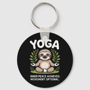 Inre Frid Uppnådd Rörelse Valfri Yoga Lat Nyckelring
