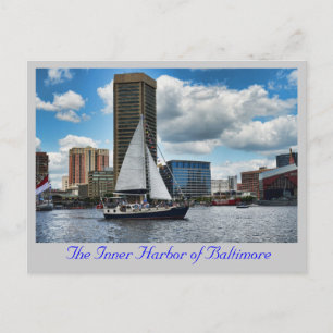 Inre hamnen i Baltimore Vykort
