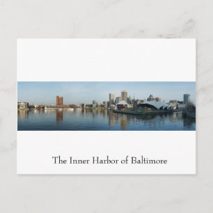 Inre hamnen i Baltimore Vykort