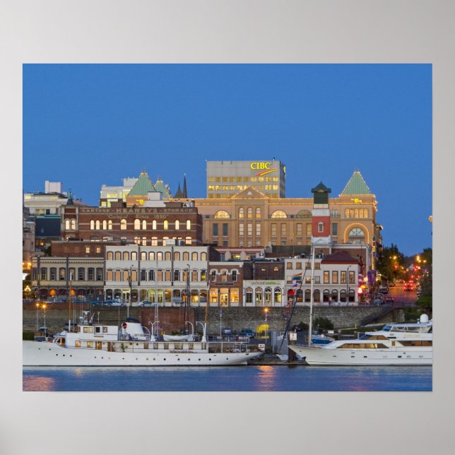 Inre hamnen i Victoria British Columbia Poster (Framsidan)