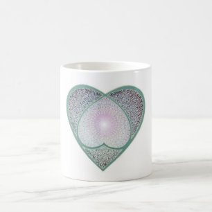 Inre hjärta kaffemugg