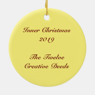 Inre julen 2019 Circle of Stars Julgransprydnad Keramik