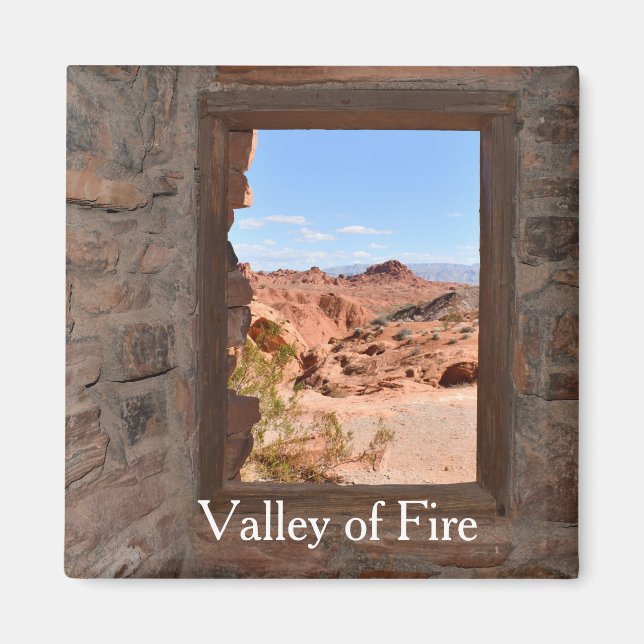 Inre kabinvy av Valley of Fire      Magnet (Framsidan)