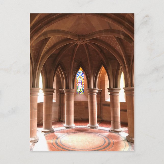 Inre kammaren med Pillars, Mount Stuart, Skottland Vykort (Framsida)