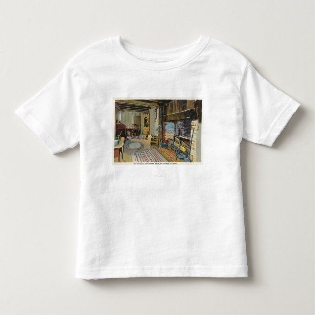 Inre kök beskådar av det John Alden huset T-shirt (Framsida)
