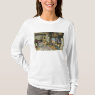 Inre kök beskådar av det John Alden huset Tee Shirt