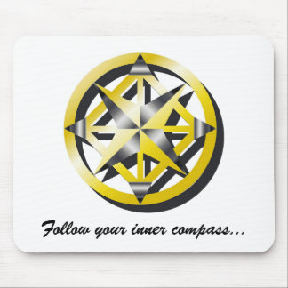 Inre kompass Mousepad Musmatta