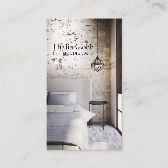 Inre märkes- husdekoratörvisitkort visitkort (Framsida)