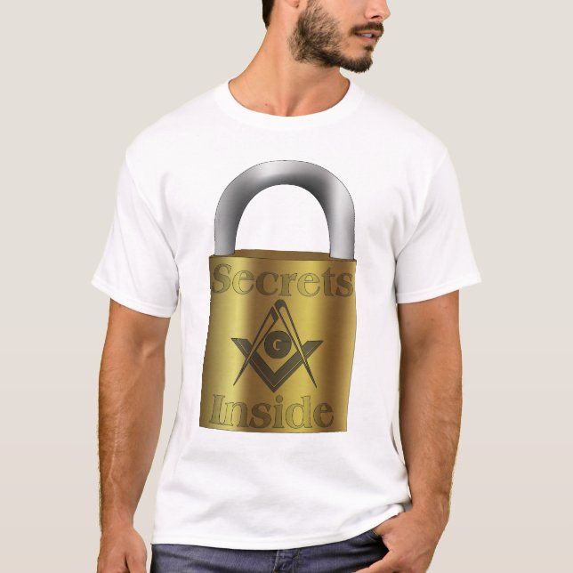 Inre Masonic hemligheter Tee Shirt (Framsida)