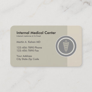Inre medicindoktor visitkort