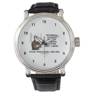 Inre natur SwamiVivekananda för yttre natur Armbandsur