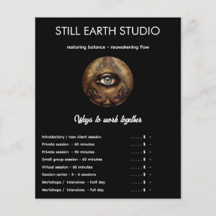 Inre Oracle Tredje Ögon Design Flygblad
