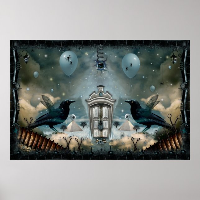 Inre Psysches skyddsdörr Poster (Framsidan)