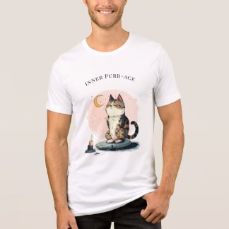 Inre Purr-ace Kattmeditations-T-shirt T Shirt