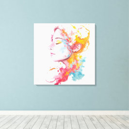 Inre radie canvastryck