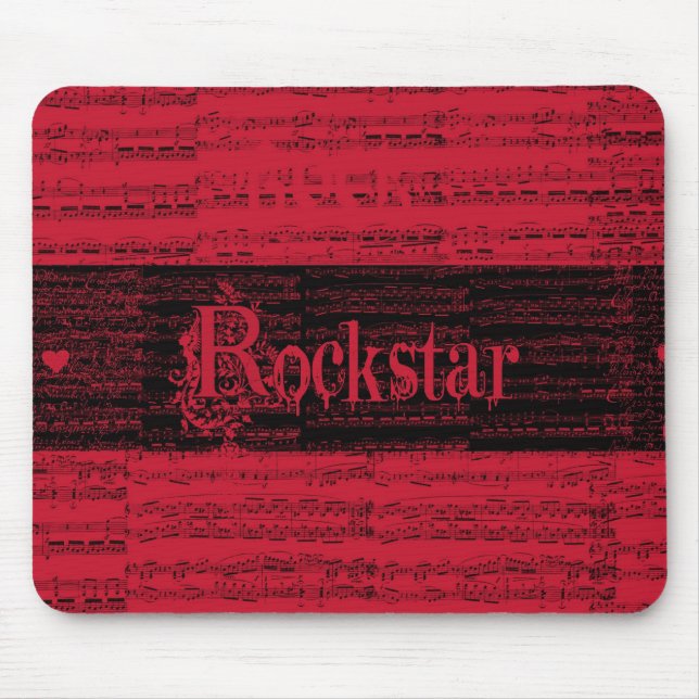 Inre Rockstar rojomousepad Musmatta (Framsidan)
