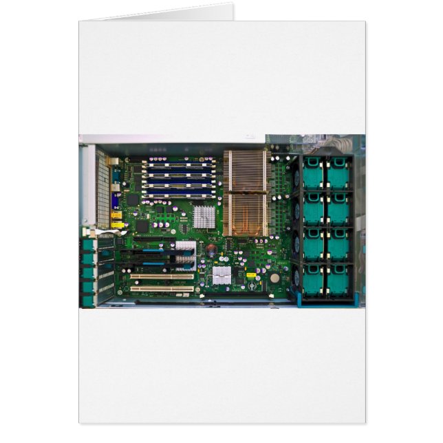 inre serverdator hälsningskort (Framsidan)