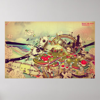 Inre stadsfront poster