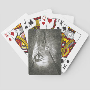 Inre stigning av en pyramid, c.1780 (gravyr) casinokort