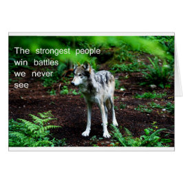 Inre styrka hälsningskort