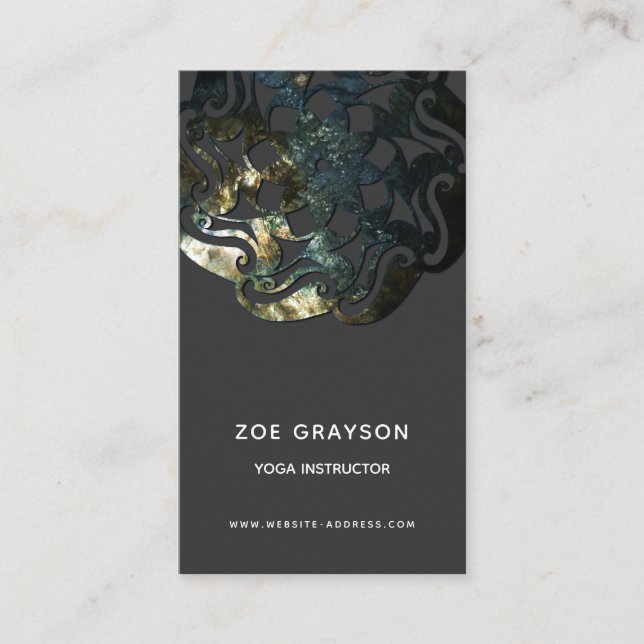 Inre tempelmandala visitkort (Framsida)