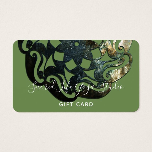 Inre tempelmandala visitkort (Framsidan)