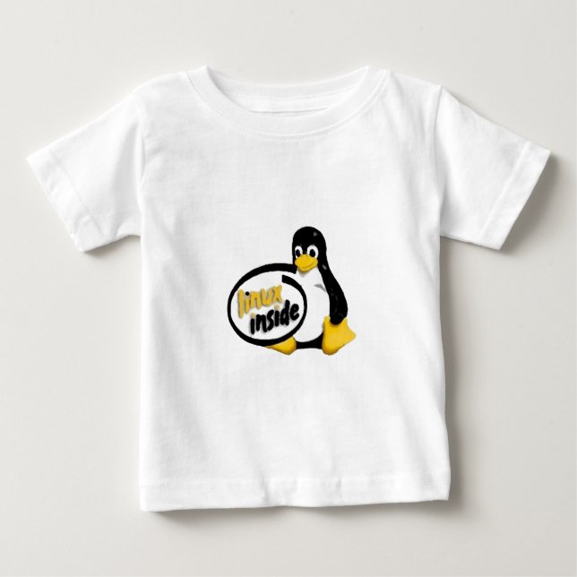 INRE Tux för LINUX Linuxpingvinlogotypen T Shirt (Framsida)