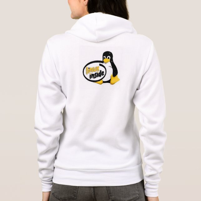INRE Tux för LINUX Linuxpingvinlogotypen Tee (Baksida)