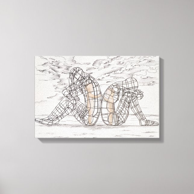 Inre underordnad arbetsyta canvastryck (Framsida)