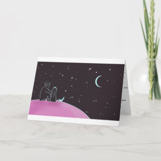 Inre underordnat kosmisk kort och ett starkare med