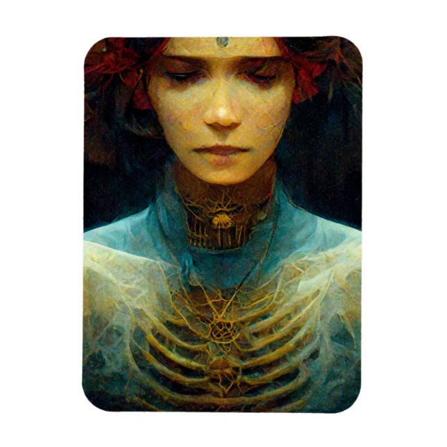 Inre vy för Fantasy Sci-Fi Magnet (Vertikal)