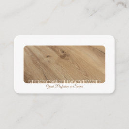 Inredingsdesign elegant av vitvirke i gräns träd visitkort